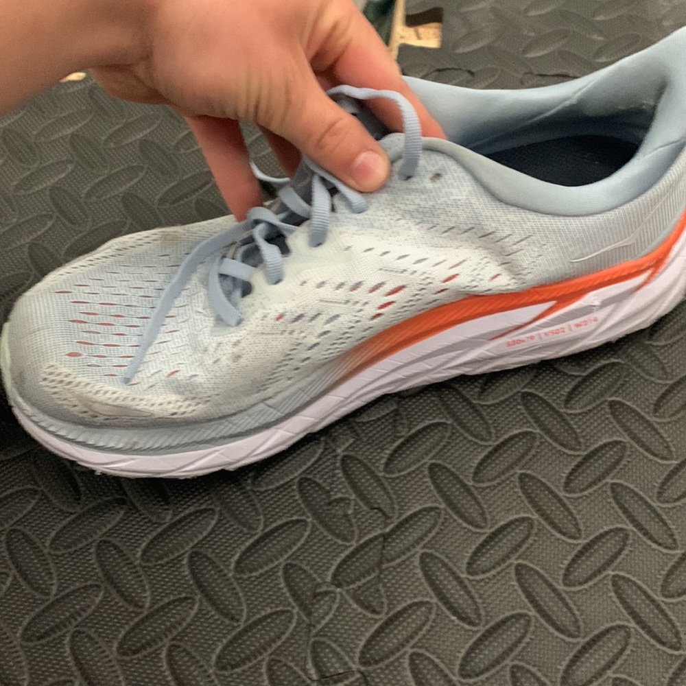 Hoka Clifton 8 Sneakers Woman's Size 9.5 B Running Shoes Trainers Light Blue - Picture 12 of 12